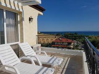 Отель Family Hotel Provence Ахелой Двухместный номер Делюкс с 1 кроватью и балконом, вид на море-3